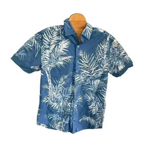 Cubavera Men’s Slim Fit Size M Button Down Short Sleeved Dress Shirt